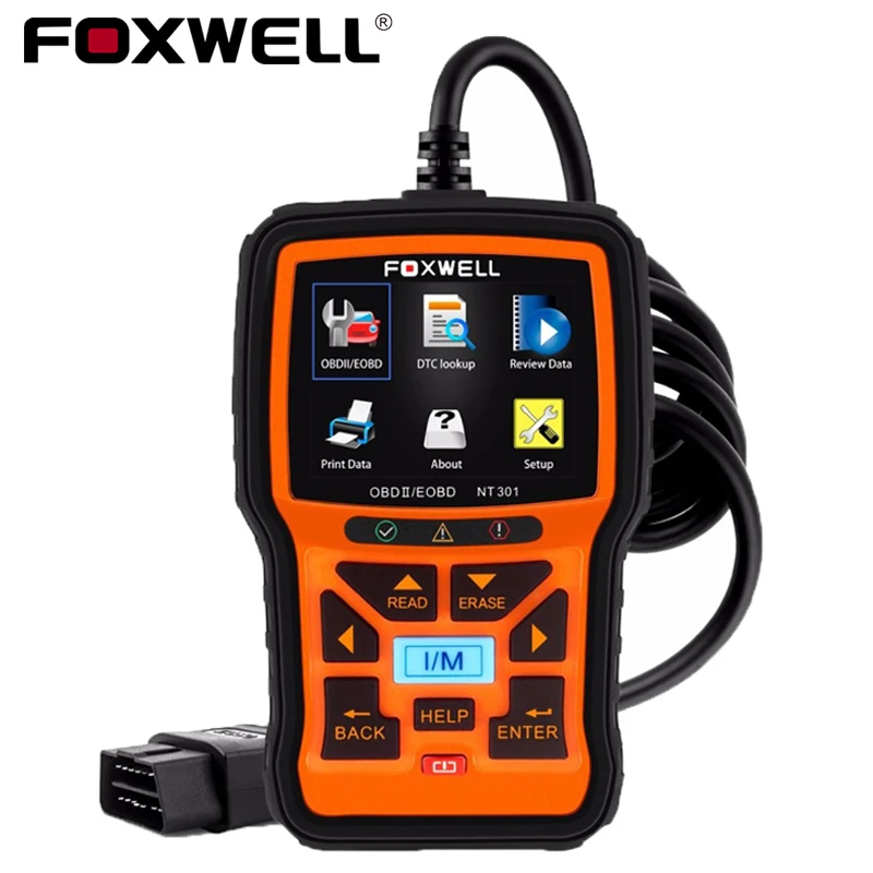 FOXWELL NT301 Universal Car OBD2 Engine Scanner Live Data Codes Auto OBD 2 OBDII EOBD Error Reader Scan Tool Automotive Scaner obd ii auto code scanner kw850 universal obd ii vehicle engine diagnostic codes reader full obd2 eobd function scan tool check