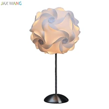 JW Современная креативная Настольная лампа с цветами, полипропиленовая Настольная лампа для гостиной, спальни, прикроватная лампа для учебы, домашнего освещения