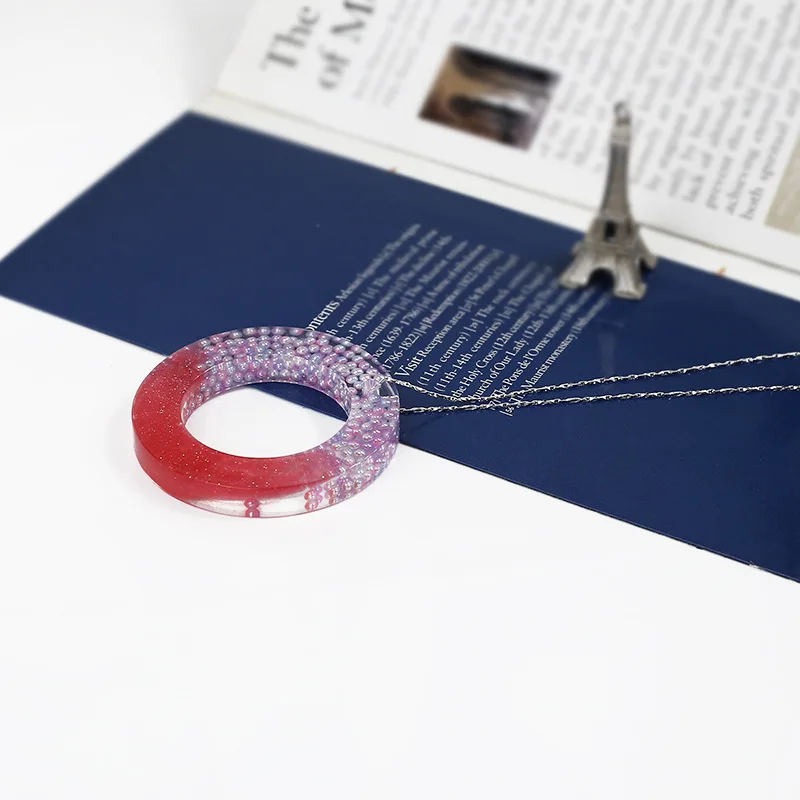 Жидкий силиконовая форма DIY Смола ювелирные изделия подвески, ожерелья lanugo резиновая формочка для ювелирных изделий