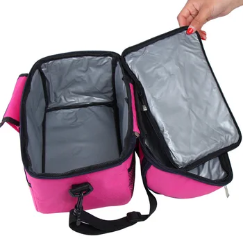 

eTya Portable Waterproof Women Picnic Lunch bags Cooler Bags Box Kids Insulation Package Work School New Fashion Zipper Food Bag
