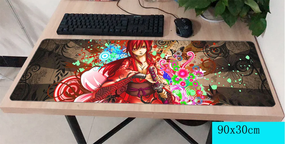 

Fairy Tail mouse pad gamer 900x300mm notbook mouse mat large gaming mousepad xl pad mouse PC desk padmouse accessories