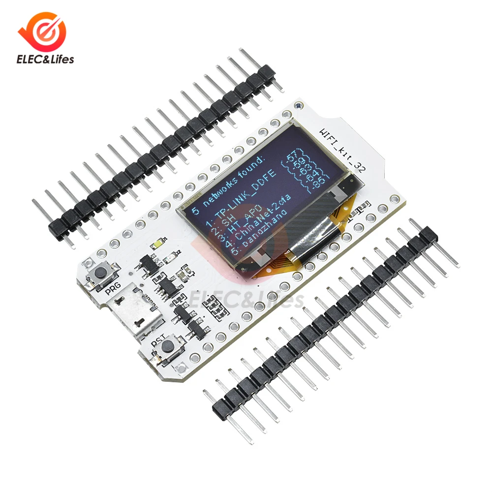 0,96 дюймов синий OLED ESP32 серийный WiFi комплект беспроводной Bluetooth макетная плата CP2102 ESP32 Интернет вещей плата для Arduino