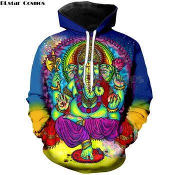 

Hoodies jacket men women 3d printed colorful Trippy sweatshirt top fashion clothes hip hop printed elephant Psychedelic coat