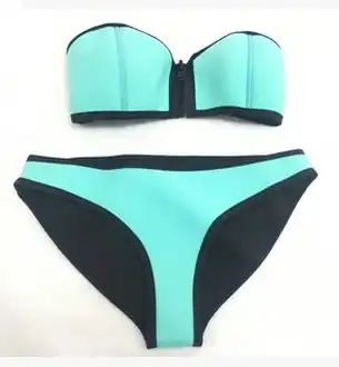 wetsuit bikini top