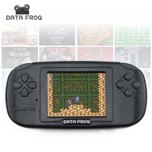 Data Frog Handheld Game Players with 168 Built in Games 3 inch Screen Game Console 8bit Portable Game Consoles