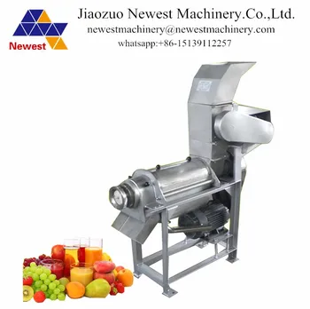 

0.5T industrial cold press screw crusher juicer / fruit vegetable juice machine with crusher