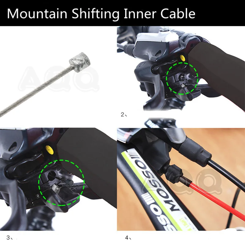 1 шт. 5 шт. MTB велосипед шоссейный велосипед bmx велосипедная Тормозная Линия велосипедная скоростная линия фиксированная передача переключения передач тормозной кабель наборы сердцевина, Внутренний провод