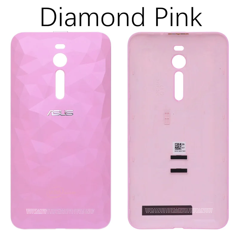 Задняя крышка для ASUS Zenfone 2 ZE551ML на батарею черный белый - Цвет: Diamond Pink