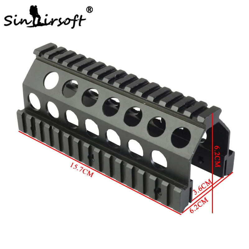 Sinairsoft الألومنيوم CNC M249 السفلى و العليا نطاق جبل Handguard 6 قطع RIS القضبان نظام الصيد الرماية التكتيكية رباعية السكك الحديدية جبل Sinairsoft الألومنيوم CNC M249 السفلى و العليا نطاق جبل Handguard 6 قطع RIS القضبان نظام الصيد الرماية التكتيكية رباعية السكك الحديدية جبل
