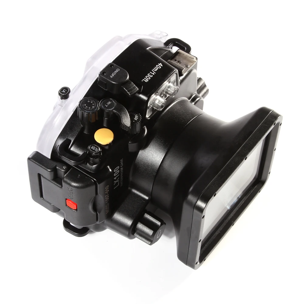 Meikon LX100 40m 130ft Waterproof Underwater Housing Camera Diving Case Cover for Panasonic DMC-LX100 24-75mm