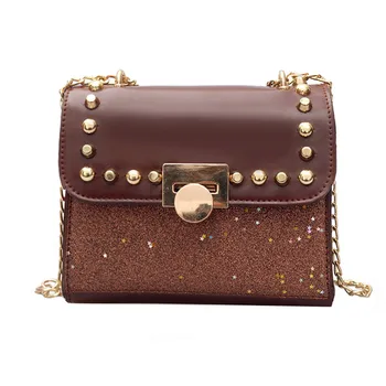 

Women Bag Fashion Sequins Leather Crossbody Coin Phone Shoulder carteras mujer de hombro y bolsos torebka damska shopper