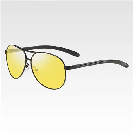 Алюминиево-магниевые мужские солнцезащитные очки для ночного вождения, мужские поляризованные зеркальные очки с покрытием, мужские очки, аксессуары для мужчин - Цвет линз: C 03