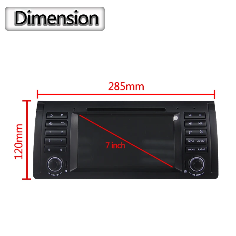 Best IPS Android 8.0 OCTO CORE 4G RAM 32GROM CAR DVD player For BMW E39 X5 M5 E38 E53 GPS receiver Audio radio navigation multimedia 9