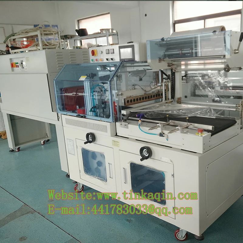 

BSF-5545LE+BS-4525High-speed sealing and cutting machine plus high-speed shrinking charter Automatic sealing and shrinking mach