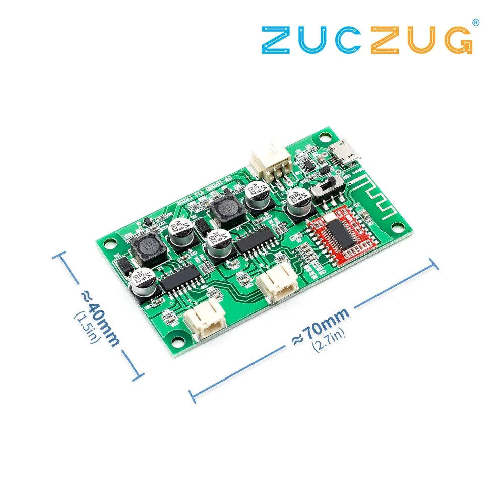 2x6W DC 5V 3 7 V динамик модифицированный стерео Bluetooth усилитель плата может