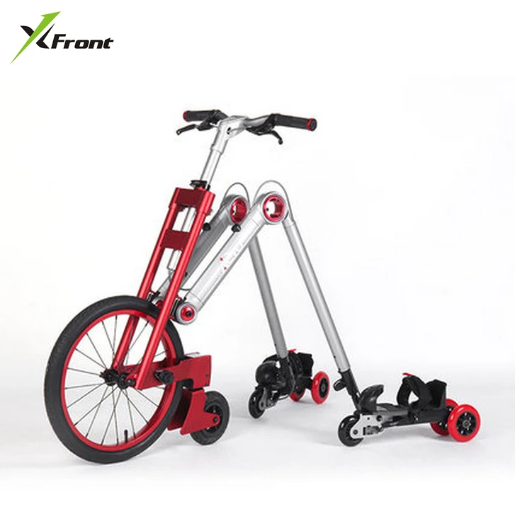 New brand Second generation 3 Wheel Skating bike mantis car creative bicicleta adult damping scooter folding bicycle