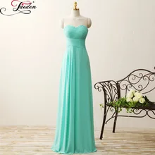 JAEDEN Sweetheart Pleat Lace up Back Sleeveless Long Wedding Party Dresses 2017 E372 Strapless Floor Length