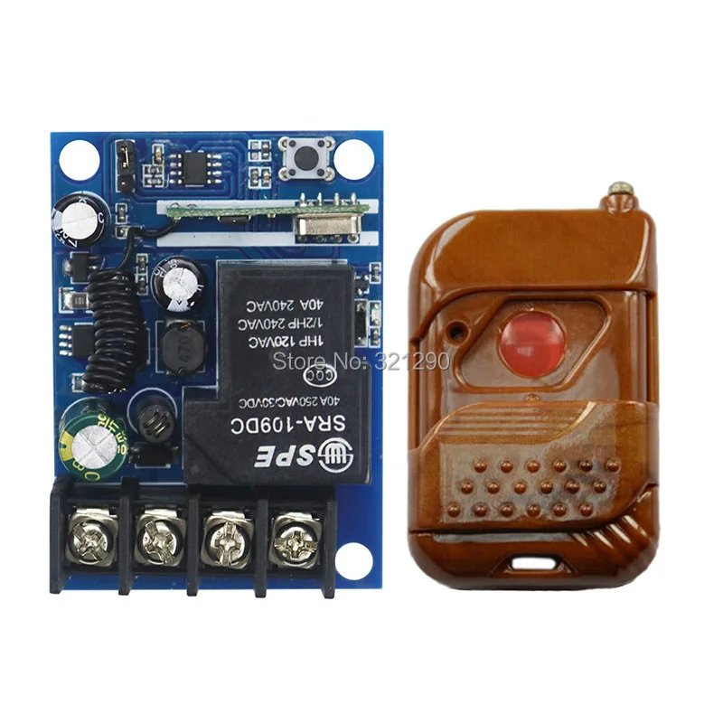 

New DC12--48V 12V 24V 36V 48V 1CH 10A RF Wireless Remote Control Switch System teleswitch 1pc(JRL-12)Transmitter + 1 *Receiver