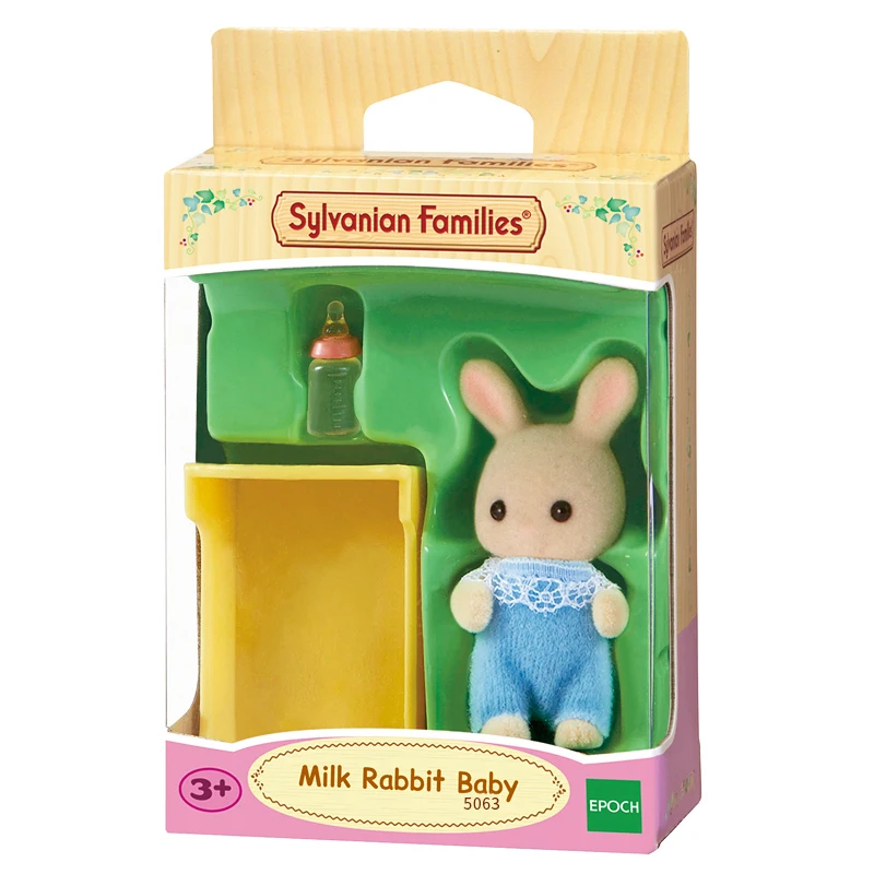 Sylvanian Families молочный Кролик Детский набор кукольный домик животные пушистые игрушки Фигурки подарок для девочки Новинка 5063