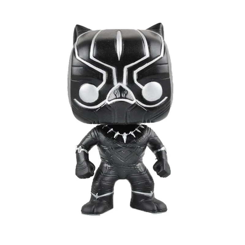 

Funko Pop Marvel The Avengers Super Hero Black Panther Action Figures Doll 4" 10cm