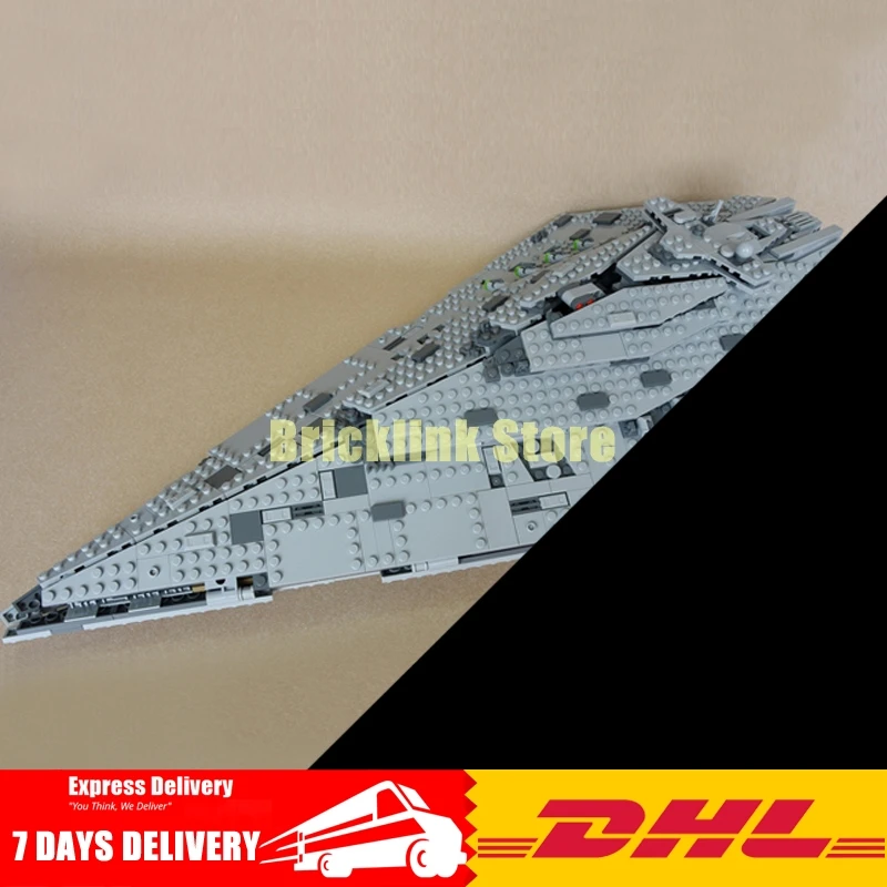 

New Lepin 05131 1585pcs Star Plan Series The First order Star Model Destroyer Set 75190 Building Blocks Bricks Toy for Kids Gift