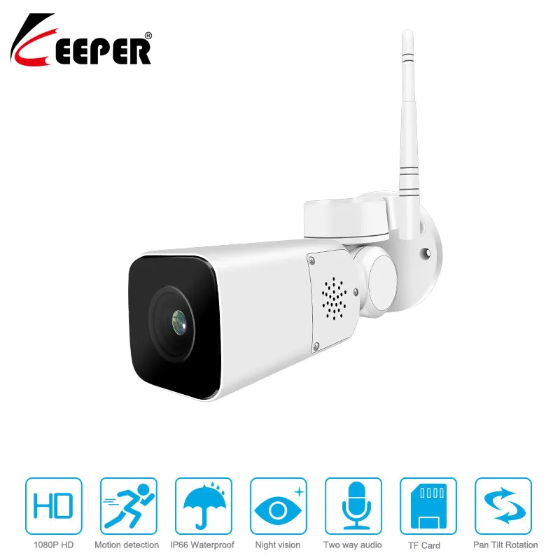 

keeper 1080 wifi camera 2MP recording Waterproof CCTV Security Surveillance IP Bullet ceiling 4X Optical Zoom indoor outdoor 3