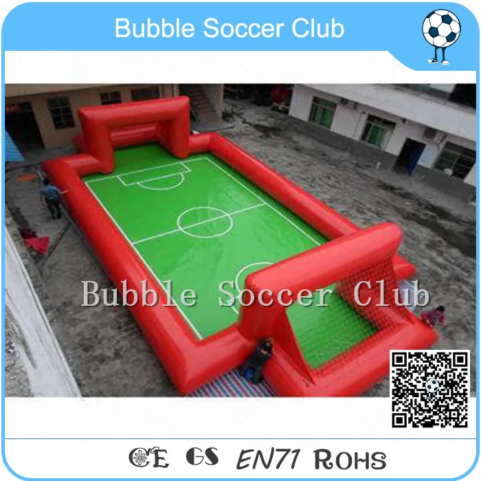 

Free Shipping 14x7m Inflatable Football Field Inflatable Football Pitch Soccer Field For Adults And Kids
