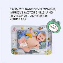 Детский водный игровой коврик, надувной детский игровой коврик для малышей, Веселый игровой центр, водный коврик для детей и младенцев 9M26