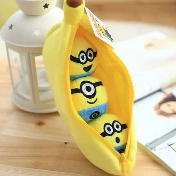 

30 cm drop shipping lovely Minions legume plush toys kids toys pillow cushion cloth doll boy and girl birthday gift big pendant