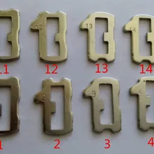 Автомобильный Замок Reed HU66 пластина для AUDI VW Volkswagen пластина NO 1.2.3.4, 11.12.13.14 каждый 25 шт для VW замок ремонтные комплекты