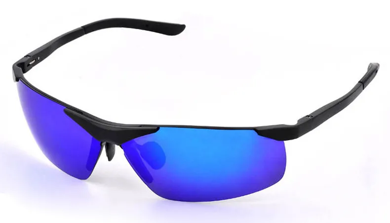 Новинка, Модные поляризованные солнцезащитные очки из алюминиево-магниевого сплава для мужчин, мужские солнцезащитные очки для вождения автомобиля, разноцветные линзы с покрытием