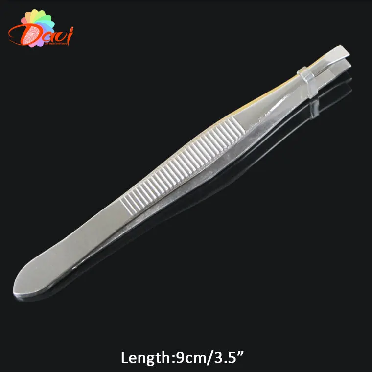 

12 pcs/lot Stainless steel Eyebrow Hair Tweezer Remover eyebrow clipper