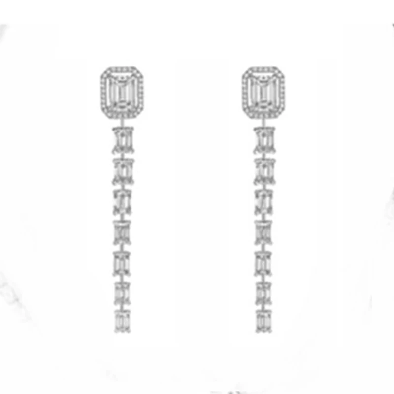

GODKI Dangle Drop Earrings Full Cubic Zirconia Pave Earring 2019