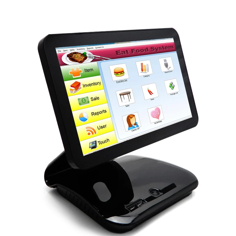 Buy Newest 15.6 inch all in one pos terminal pos system with VFD customer