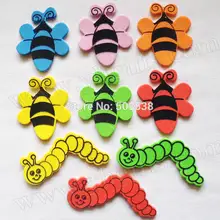 100 шт./партия. поролоновые наклейки с бабочками, детская игрушка. набор для скрапбукинга. Ранние образовательные DIY. дешево. детский сад