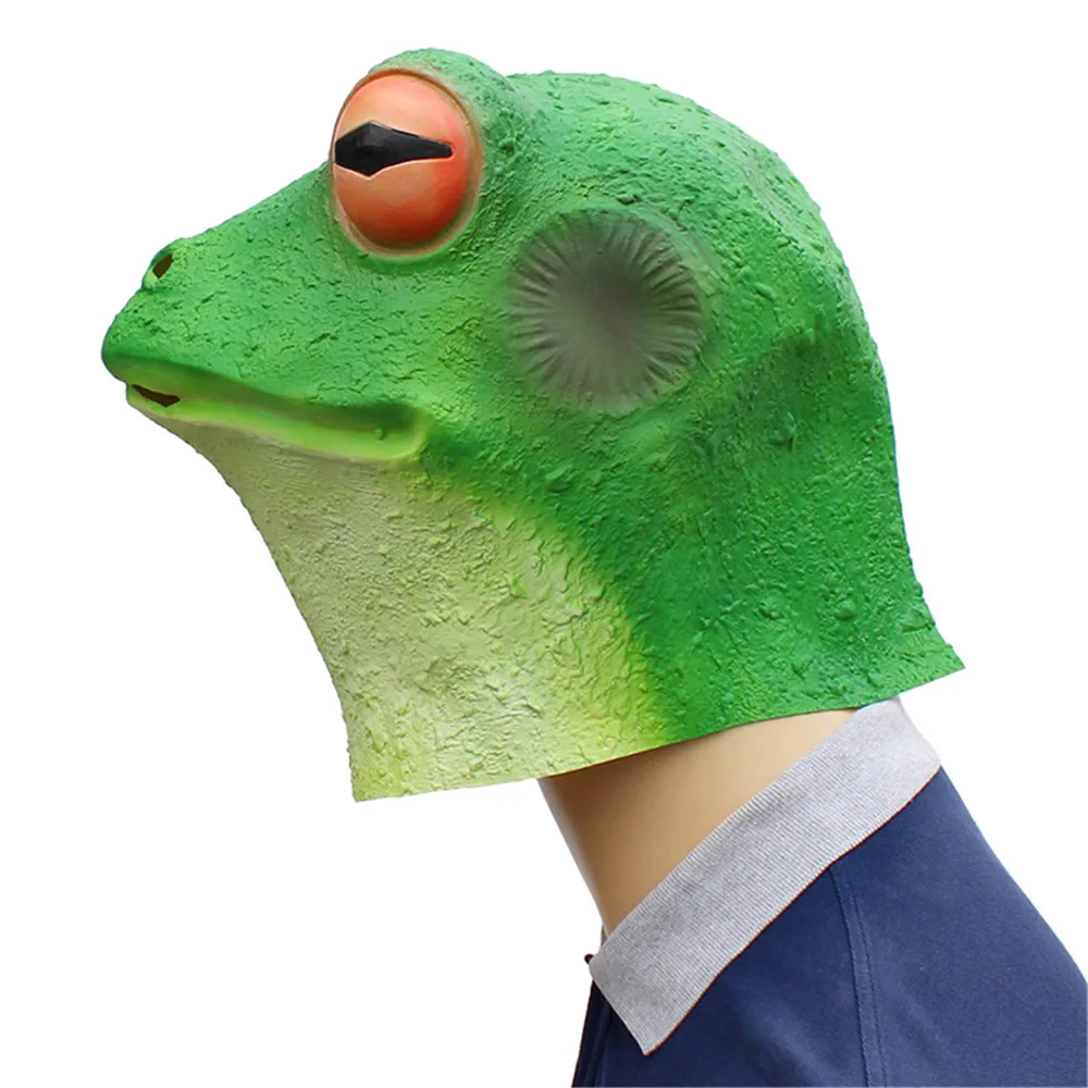 Kartun Hot Pepe Sedih Katak Lateks Topeng Panas Dan Toko Realistis Penuh Kepala Carnival Mask Perayaan Pesta Cosplay Anak Laki Laki Kostum Aksesoris Aliexpress