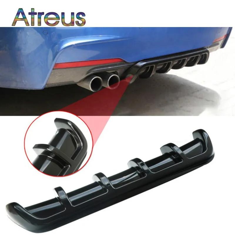 

Universal Car Rear Bumper Spoiler ABS Stickers for Toyota Avensis c-hr RAV4 Kia Rio Honda civic Hyundai tucson 2017 Accessories