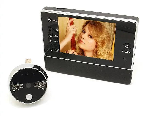 

120 Degree Wide Angle 3.5 Inch Wired Video Door Phone Access Control System