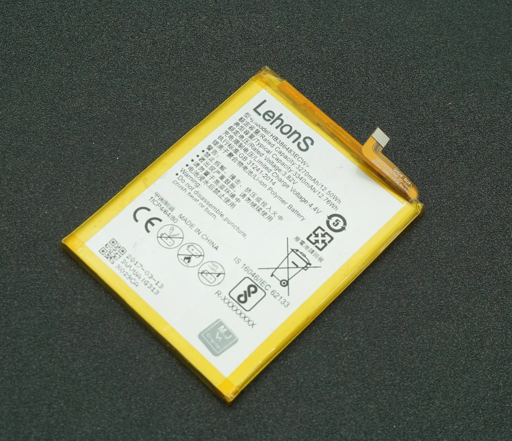 LehonS 3270 mAh/12.50Wh умная запасная батарея для сотового телефона Huawei honor 6X G9 plus G9Plus Maimang 5