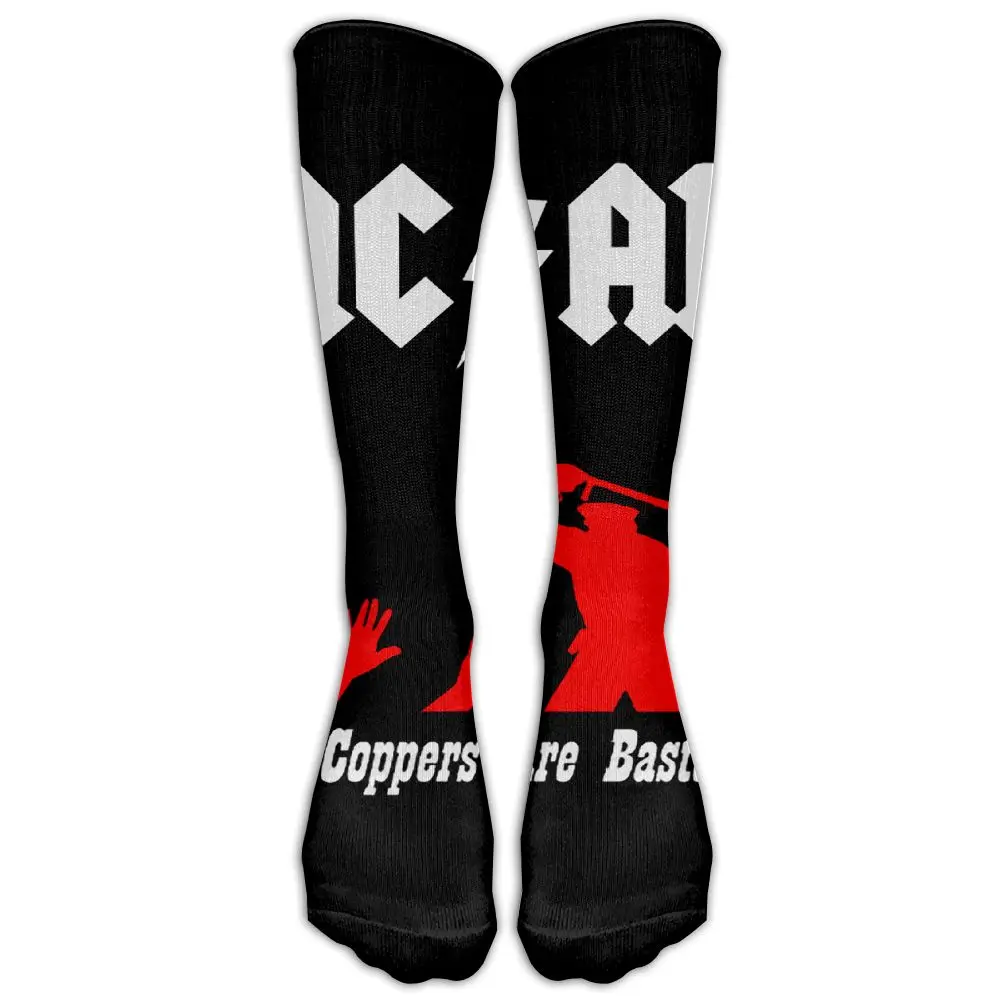SAMCUSTOM модные гольфы для женщин хлопок выше колена чулки для дамы ACAB 3D печати Длинные