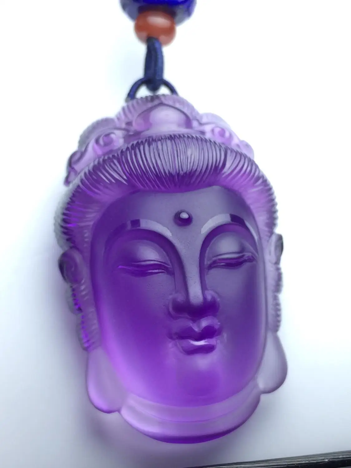 

Amethyst Neckalce Fine Jewelry 100% Natural Purple Amethyst Carved 33.3grams Female Women's Gemstones Pendant Necklaces