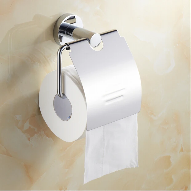 Хромированный латунный держатель для туалетной бумаги аксессуары для ванной комнаты настенный