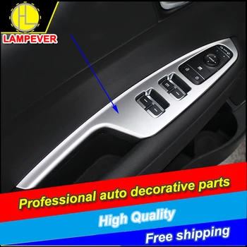 

HLC car window lifter switch button Panel trim For KIA K5 2016- handle panel Trim Car-Styling lifter switch panel trim decorate