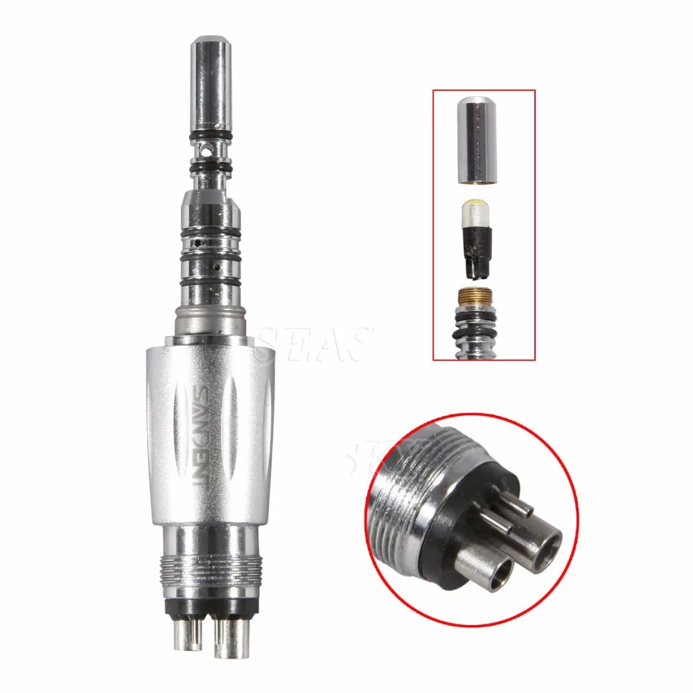NEW Dental 4 Hole E generator Quick Coupling LED Coupler for KAVO Fiber Optic Handpiecein Teeth