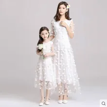 Платья для мамы и дочки; рождественское свадебное платье принцессы; зимнее платье для дня рождения; платье для всей семьи; Новогоднее платье
