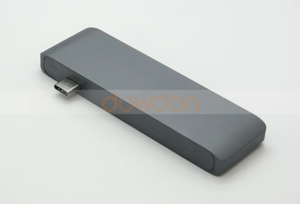 10 шт./лот Тип C концентратор USB-C 5 в 1 комбинированный концентратор с зарядным портом USB 3,0 для Macbook 12 дюймов 13 дюймов кардридер адаптер