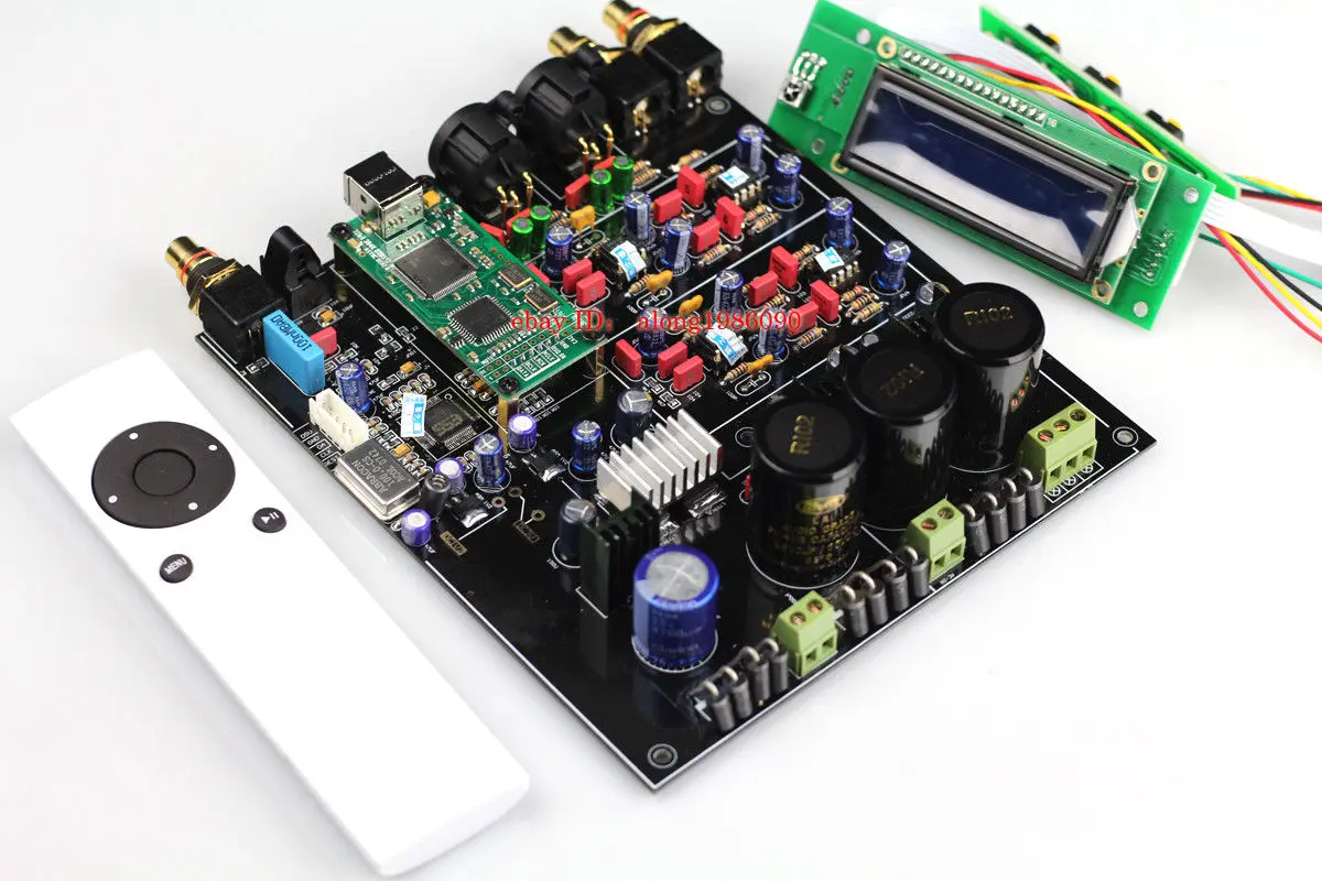 ZEROZONE Assembeld Hi end ES9038PRO ЦАП с пультом дистанционного управления USB карта|Усилители
