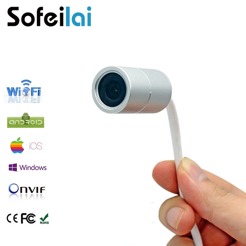 

WIFI P2P IP Mini Camera HD 720P H.264 Micro Cameras ip67 Motion detection onvif micro sd card recording CCTV P2P security camara