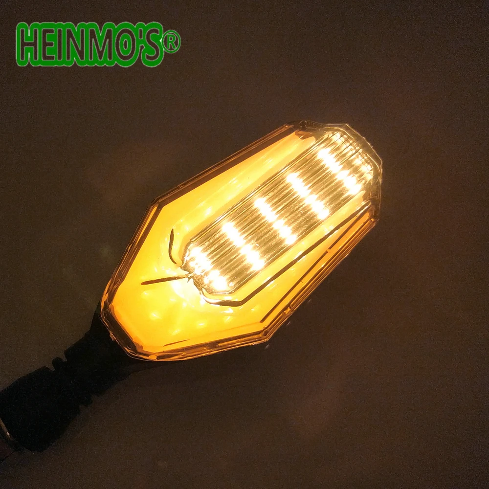 (AK) 12V LED Motorcycle Motorbike Rear Tail Turning Turn Signal Flasher Flashing Indicator Light Blinker Lamp (7)