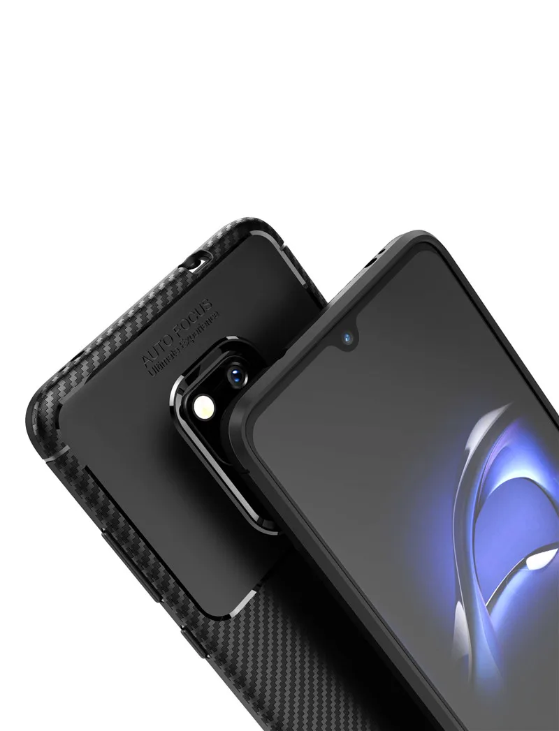 Carbon Fiber Shockproof Armor Cases For Huawei Y9 Y6 Y5 2018 Honor 8X 8XMax Honor Play 7A Note10 P20 P10Lite Plus Mate10ProCase (6)